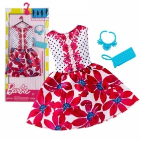 BARBIE Modne kreacje, biało-różowa (FCT22/FCT35)