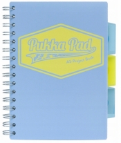 Kołozeszyt Pukka Pad A5 Project Book, 100 kartkowy, kratka, niebieski (8631S(BE)-PST)