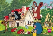 Puzzle Maxi Krecik Budowa domu 24 (14197)