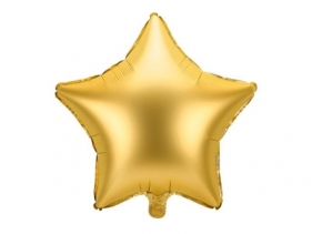 Balon foliowy Gwiazdka 48cm złoty