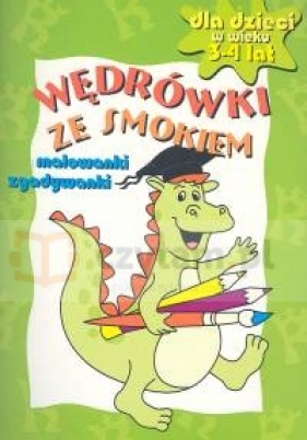 Wędrówki ze smokiem Malowanki 3-4 lat