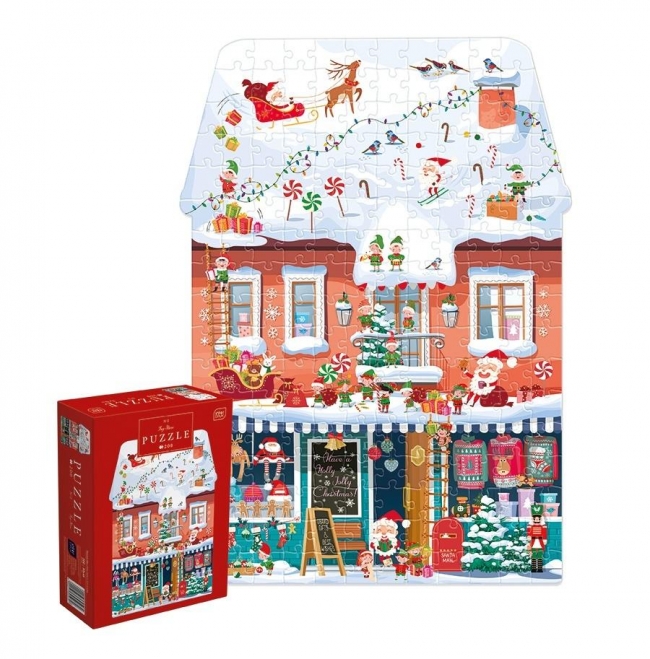 Puzzle 200 Shape Snowy Town