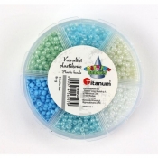 Koraliki plastikowe 3mm 6 kolorów