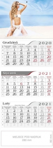 Kalendarz 2021 Trójdzielny Kinga CRUX