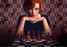 Clementoni, Puzzle 1000 el. - Netflix Queen's Gambit (39697)