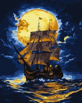 Malowanie po numerach - Tam, gdzie niebo spotyka..