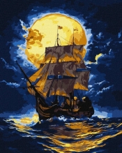 Malowanie po numerach - Tam, gdzie niebo spotyka..