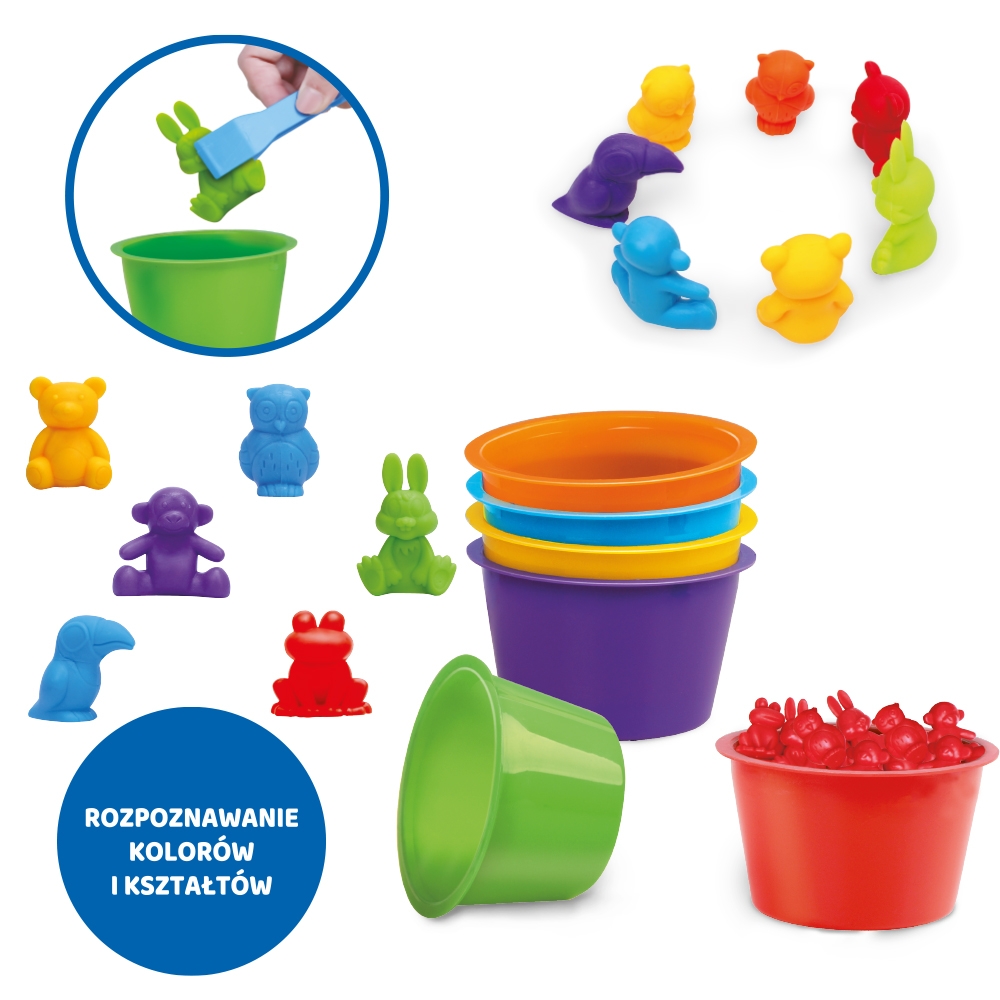 Genialny dzieciak - Kolorowe zwierzaki. Liczmany