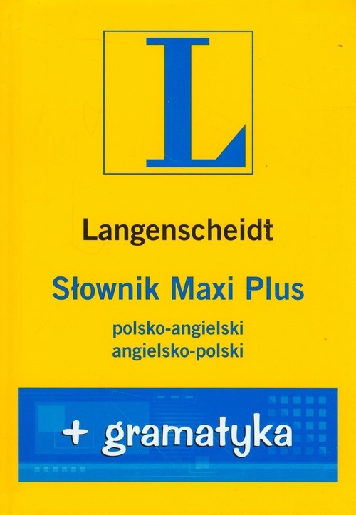 Słownik Maxi Plus polsko angielski angielsko polski + gramatyka