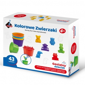 Genialny dzieciak - Kolorowe zwierzaki. Liczmany