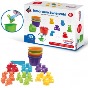 Genialny dzieciak - Kolorowe zwierzaki. Liczmany