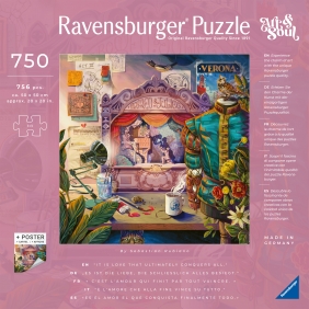 Ravensburger, Puzzle 750: Art & Soul - Romeo i Julia (12000997)