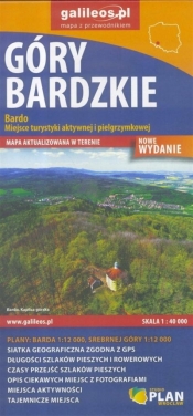 Mapa turystyczna - Góry Bardzkie 1:40 000 - Opracowanie zbiorowe