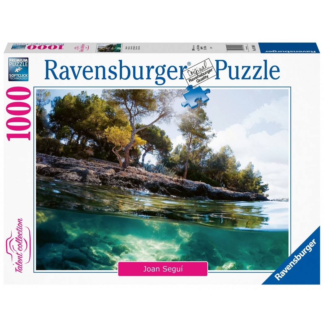 Ravensburger, Puzzle 1000: Brzeg rzeki (161980) (Uszkodzone opakowanie)