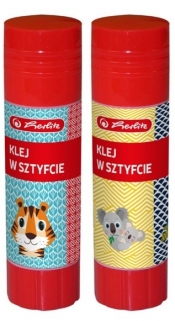 Herlitz, Klej w sztyfcie 23g - Cute Animals (mix wzorów) (9581984)
