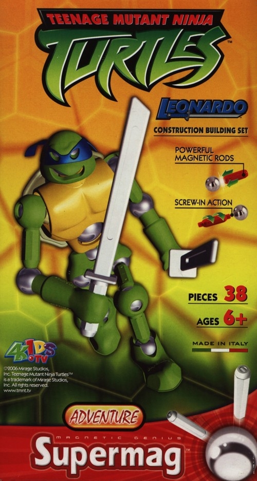 Klocki magnetyczne Turtles Leonardo