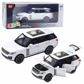 Range Rover metalowy suv światło dżwięk 1:32 biały
