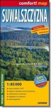 Suwalszczyzna Mapa laminowana 1: 85 000