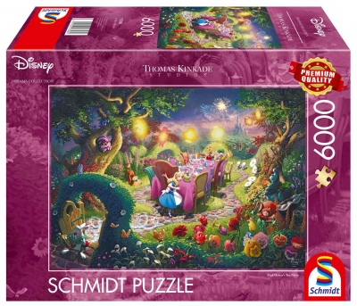 <img src='https://webimage.pl/pics/980/3/d4001504573980.jpg' style='height:440px' /> Puzzle 6000 PQ T.Kinkade Alicja w Krainie czarów 112335