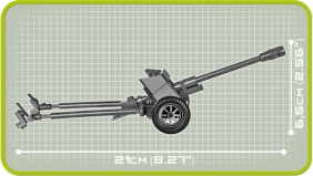 Cobi: Mała Armia. 7,5cm PaK 40 - niemiecka armata przeciwpancerna (2398)