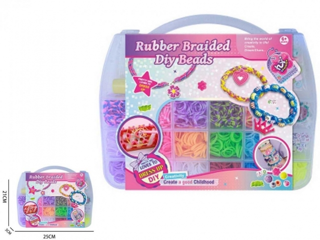 Zestaw gumek do robienia biżuterii