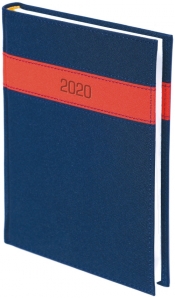 Kalendarz 2020 A5 dzienny Malaga Granat (A5D096B-MALAGA GRANAT)