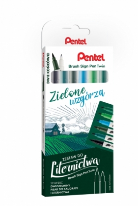 Zestaw do liternictwa Brush SESW30-ST6ZWPL 6 kolorów