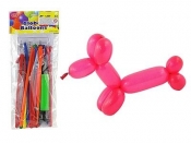 Balon gumowy Adar długie z pompką mix (457980)