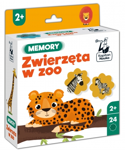 Memory Zwierzęta w ZOO Kapitan Nauka