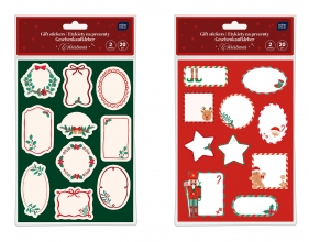 Etykiety na prezenty - Christmas, 20 szt./1 op.