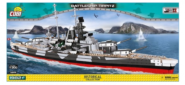 Cobi: Historical Collection. World War II. Pancernik Tirpitz - 4809