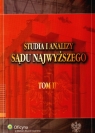 Studia i analizy Sądu Najwyższego tom 2  Ślebzak Krzysztof (red.)