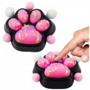 Gniotek Kocia łapka antystres Squishy czarno-róż