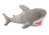 Pluszowy rekin 50cm siwy