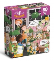 Puzzle - Look & Find - Kwitnąca wiosna, 80 el.