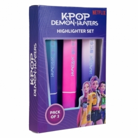 Zakreślacz K-POP Demon Hunters Huntrix KD710981 3 sztuki