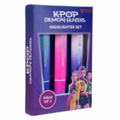 Zakreślacz K-POP Demon Hunters Huntrix KD710981 3 sztuki