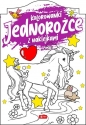 Jenorożce. Kolorowanka z naklejkami