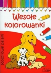 Wesołe kolorowanki Kolorowe psiaki