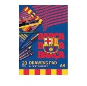 Blok rysunkowy FC Barcelona A4/20 ark, 10 sztuk