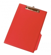 Clipboard A4 PCV z klipsem czerwony