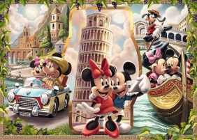 Ravensburger, Puzzle 1000: Wakacje Miki i Mini (12000498)