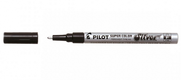Marker olejny Pilot Super Color F srebrny (SC-S-F)