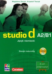 Studio d A2/B1 język niemiecki zeszyt maturalny z płytą CD - Tkaczyk Krzysztof, Daroch Magdalena