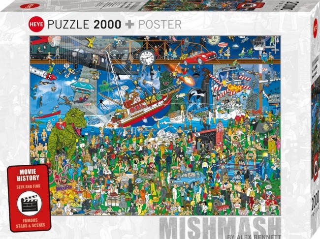 Puzzle 2000 Historia filmu (Puzzle+plakat)