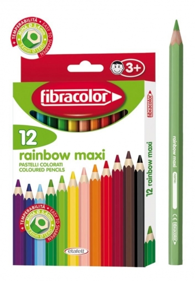 Kredki Rainbow Maxi 12 kolorów