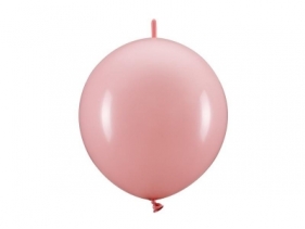 Balony z łącznikiem jasno różowe 33cm 20szt