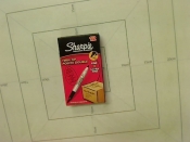 Marker pemanentny sharpie twin tip czarny S0811100