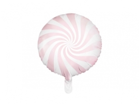 Balon foliowy Partydeco cukierek jasny różowy 45 cm 18cal (FB20P-081J)