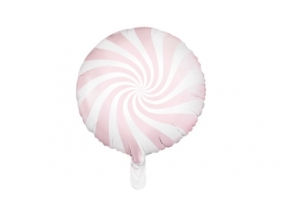 Balon foliowy Partydeco cukierek jasny różowy 45 cm 18cal (FB20P-081J)